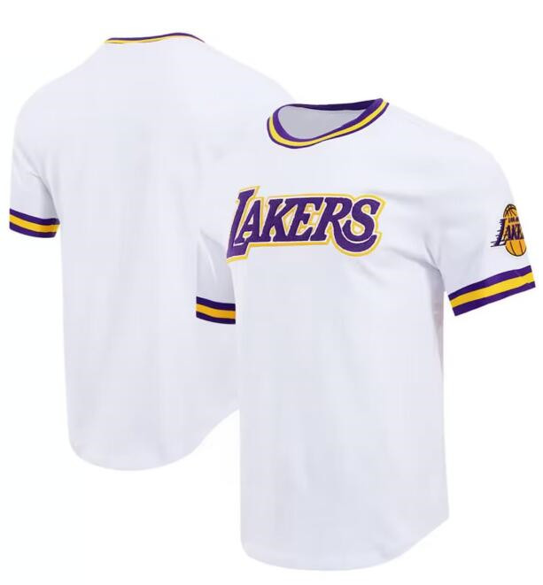 Men's Los Angeles Lakers Active Player Custom White Stitched Jersey